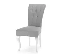 MERSO S62  krzesło kryształki biały